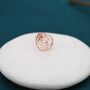Mackintosh Rose Stud Earrings In Sterling Silver, thumbnail 5 of 11