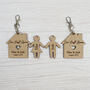 Personalised First Home Keyring Set, thumbnail 4 of 5