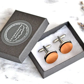 Personalised Graduation Cufflinks University Gift, 3 of 3