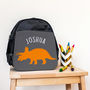 Personalised Triceratops Dinosaur Fabric Pencil Case, thumbnail 6 of 11