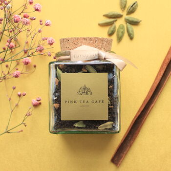 Classic Masala Chai Tea In A Refillable Glass Jar, 2 of 4