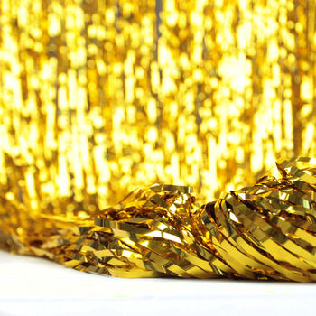 Gold Foil Party Curtain Backdrop Decoration, 4 of 6