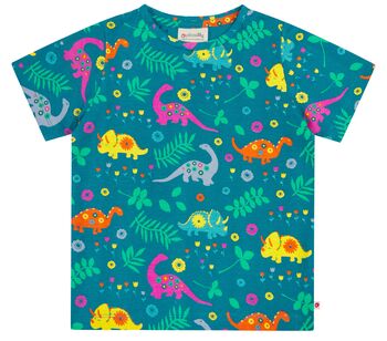 Dinosaur T Shirt For Kids| Certified Organic Cotton, 2 of 9