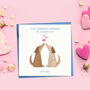 Cute Love Dogs Valentine's Day Card, thumbnail 4 of 5