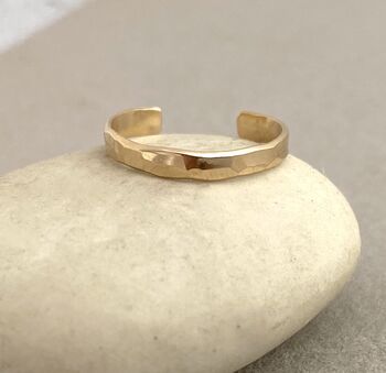 Toe Ring Hammered Texture, 2 of 2