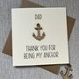 Personalised Anchor Father's Day Card, thumbnail 1 of 2