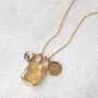 The Trio Citrine Necklace, thumbnail 2 of 8