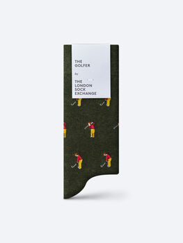 The Golfer's Giftbox – Luxury Golf Themed Socks, 4 of 9