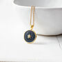 Gold Plated Black Star Necklace, thumbnail 6 of 8