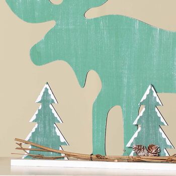 Nordic Moose Christmas Decoration, 4 of 6