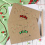 Merry Christmas Card With Christmas Cracker, thumbnail 1 of 3