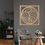 Abstract Circular Wall Art Wooden Home Decoration, thumbnail 8 of 10