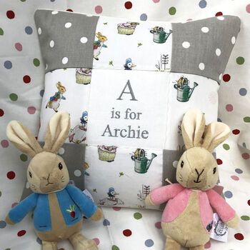 Peter Rabbit© Alphabet Cushion, 6 of 9