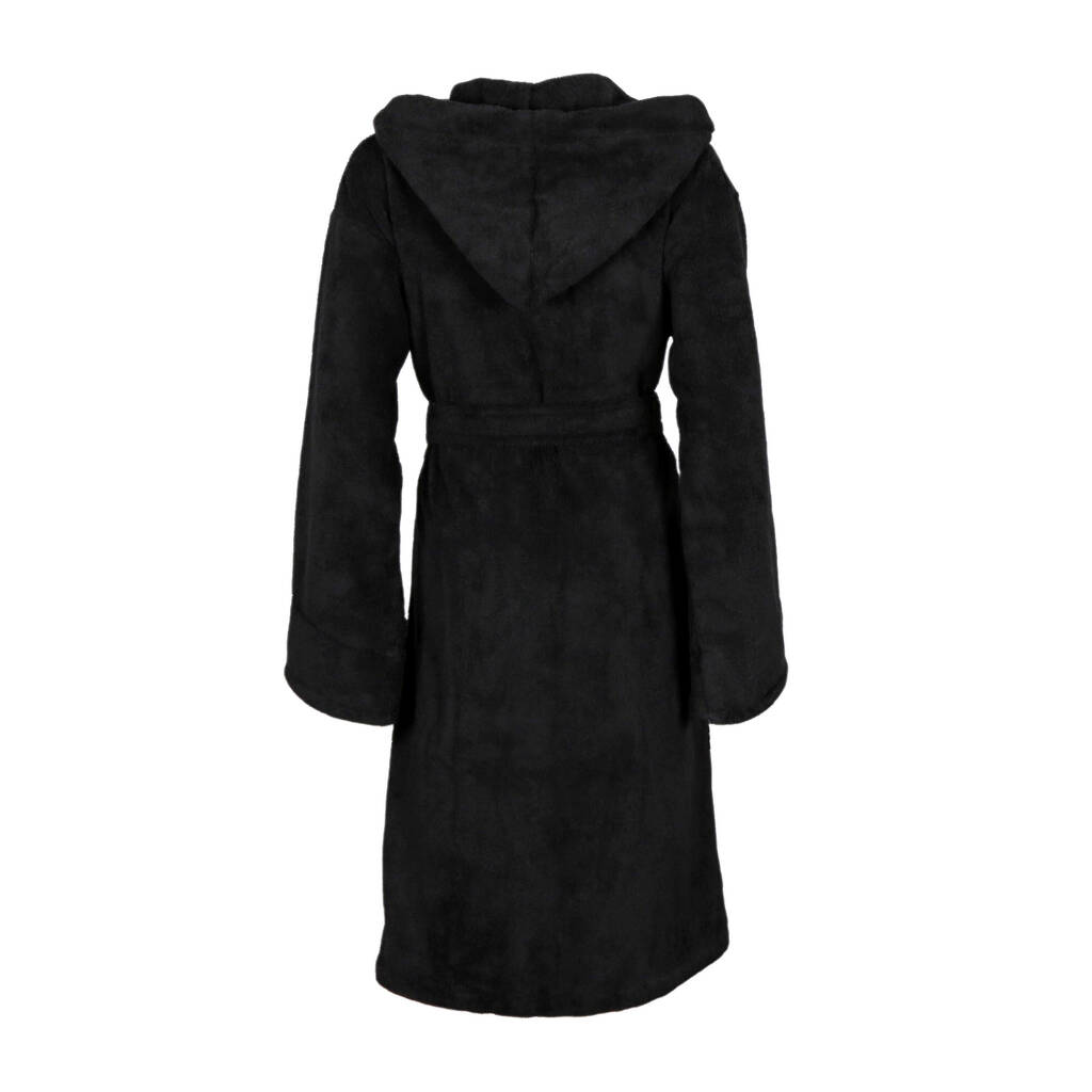 personalised luxury cotton hooded bathrobe by duncan stewart