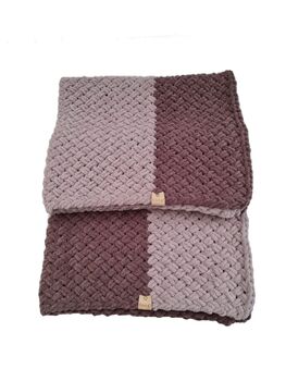 Snagl Baby Blanket In Brown Coffee And Cappuccino, 2 of 10