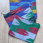 Handwoven Nepali Dhaka Zipper Pouches, Fair Trade Colourful Purses, thumbnail 1 of 9