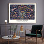 William Morris Landscape Butterfly Art Print, thumbnail 3 of 3