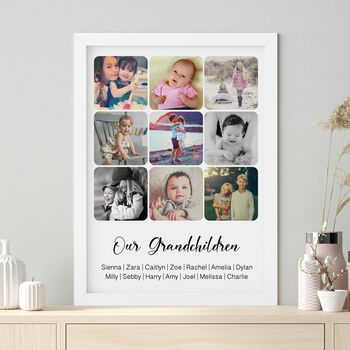 Personalised Grandchildren Photo Collage, 2 of 8
