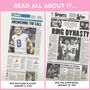 Dallas Cowboys Personalised Gift Newspaper Book, thumbnail 6 of 9