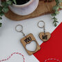 You And Me Heart Keyring Set For Valentine's Day, thumbnail 4 of 7