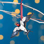 Flying Swallow Christmas Tree Decoration, thumbnail 1 of 4