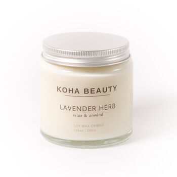 Lavender Herb Soy Wax Candle, 2 of 2