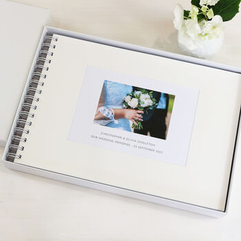 Personalised Wedding Memory Book Or Album: A4, 3 of 4