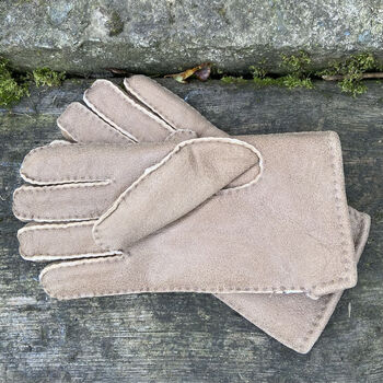 Mens Sheepskin Gloves, 3 of 4