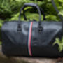 Personalised Men's Texan Leather Holdall Travel Bag, thumbnail 8 of 8