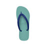 Vibrant Teal Rubber Flip Flops, thumbnail 10 of 12