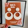 Le Classic ~ Mod Inspired Circle Hoop Earrings, thumbnail 1 of 7