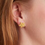 Gold Vermeil Filigree Flower Stud, thumbnail 5 of 8