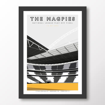 Notts County The Magpies Wembley Poster, 7 of 7