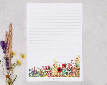 A5 Bold Floral Letter Writing Paper And Envelopes, 2 of 6