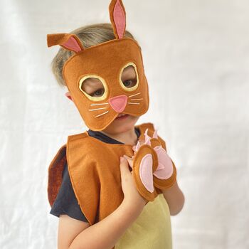Brown Rabbit Costume For Children And Adults, 2 of 10