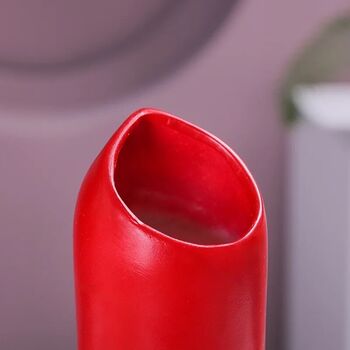 Large Luxury Lipstick Shape Vase, 4 of 10