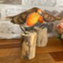 Robin Statue Sculpture Wooden Bird For Home Or Garden, thumbnail 6 of 8