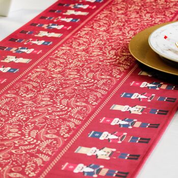 Christmas Table Place Mats Red Nutcracker Four Pack, 4 of 6