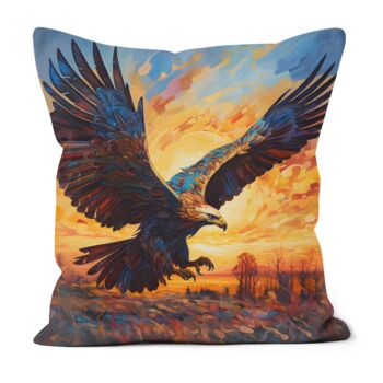 Golden Eagle Hand Made Poly Linen Cushions, 2 of 9