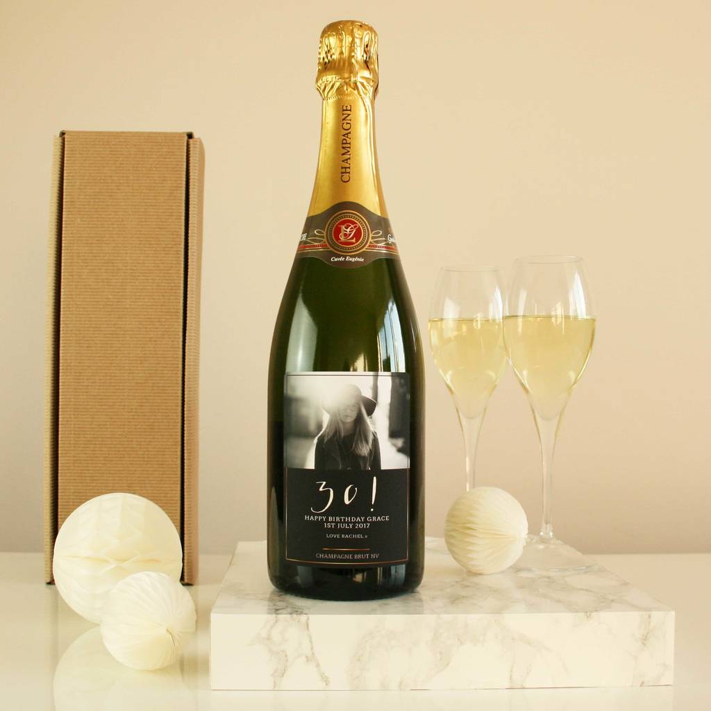 Personalised Photo Champagne Bottle, 1 of 4