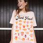 Junk Food Guide Women’s Graphic T Shirt, thumbnail 2 of 3
