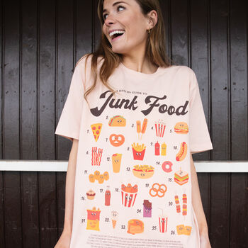 Junk Food Guide Women’s Graphic T Shirt, 2 of 3