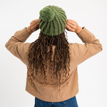 Pompom Hat Crochet Kit, 2 of 12