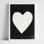 Black Heart Print, thumbnail 4 of 5