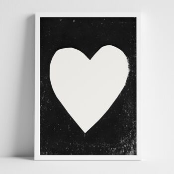 Black Heart Print, 4 of 5