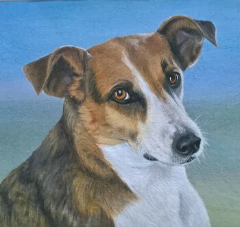 Hand Painted Personalised Pet Portrait, 8 of 12