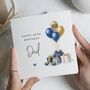 80th Birthday Balloon Card For Dad, thumbnail 1 of 7