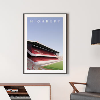 Arsenal Fc Highbury West Stand Poster, 4 of 8