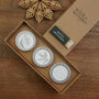 Christmas Candles Gift Box With Matches, Soy Wax, thumbnail 1 of 5