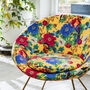 Mexican Style Floral Velvet Chair, thumbnail 3 of 3